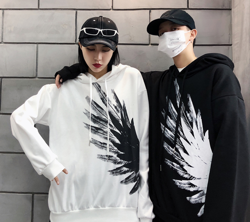 Autumn Couple's Hoodie - Loose Fit Sweatshirt