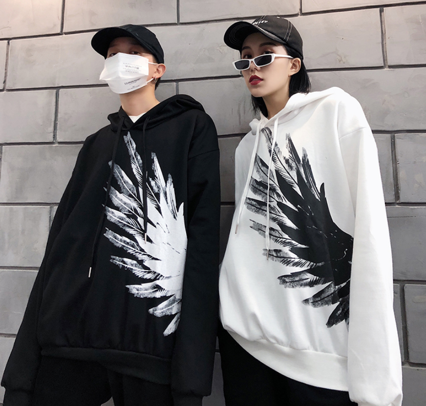 Autumn Couple's Hoodie - Loose Fit Sweatshirt