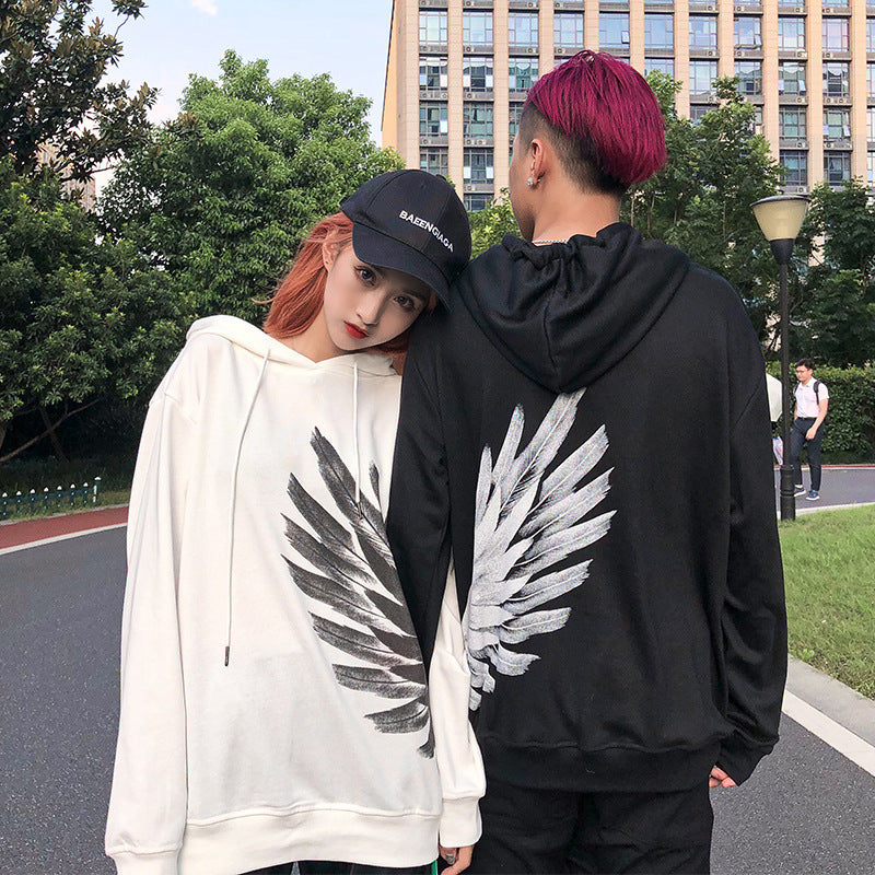 Autumn Couple's Hoodie - Loose Fit Sweatshirt