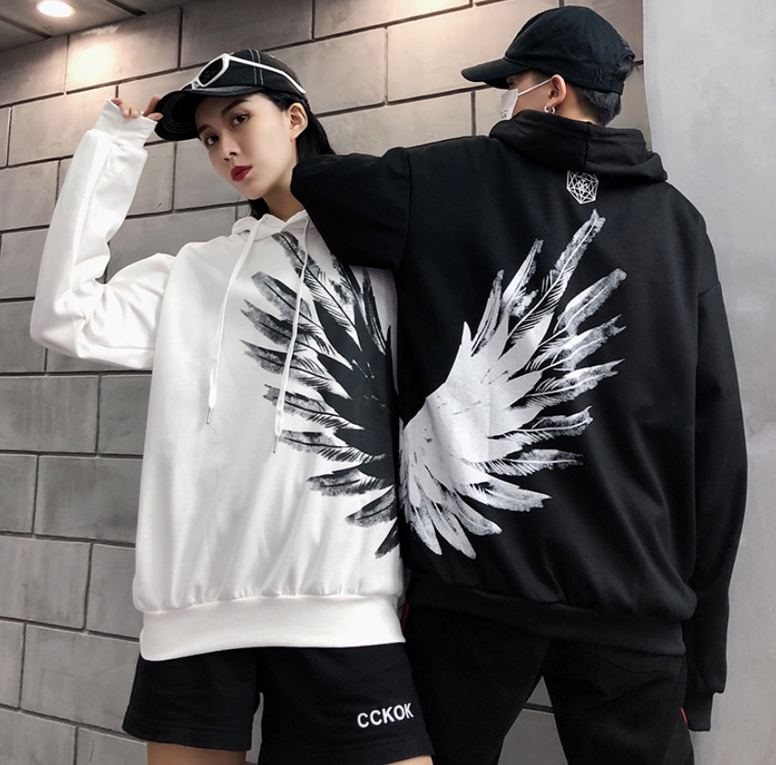 Autumn Couple's Hoodie - Loose Fit Sweatshirt