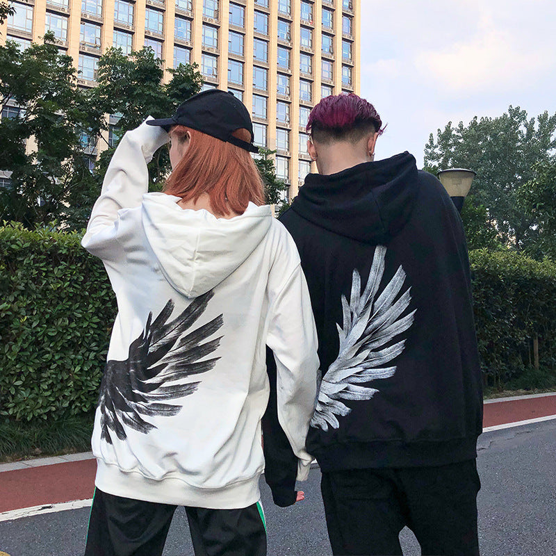 Autumn Couple's Hoodie - Loose Fit Sweatshirt
